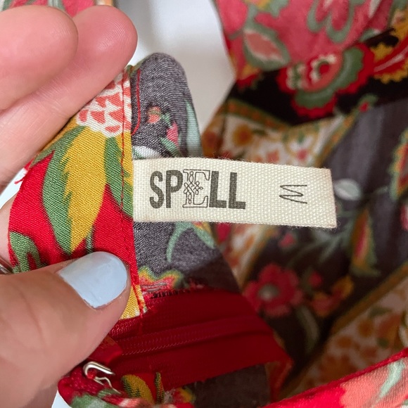 SPELL Lolita Cut-out Maxi Dress in Campfire - Picture 7 of 7